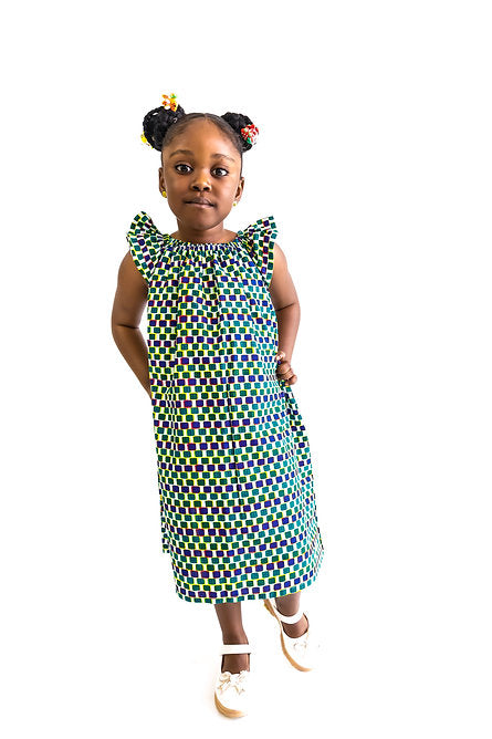 PEASANT WINGED DRESS