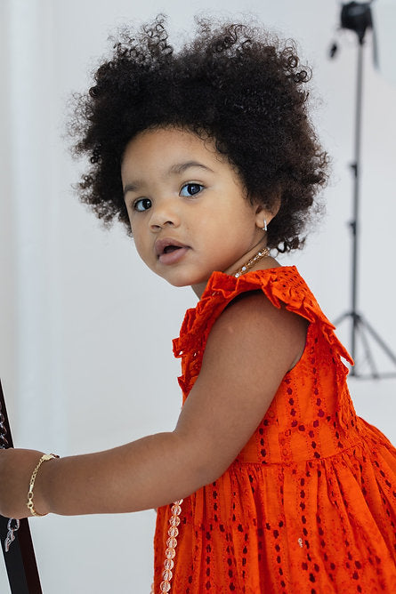 Oghogho Orange Red dress