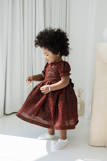 Red Sequins Dress