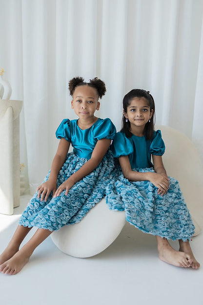 Green Rose Dress
