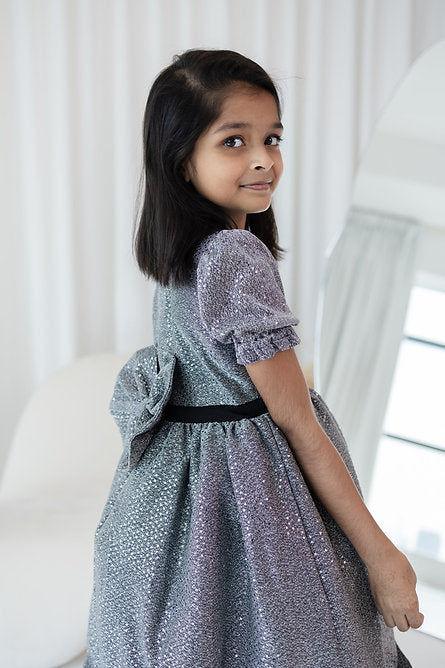 Silver Sequins Dress
