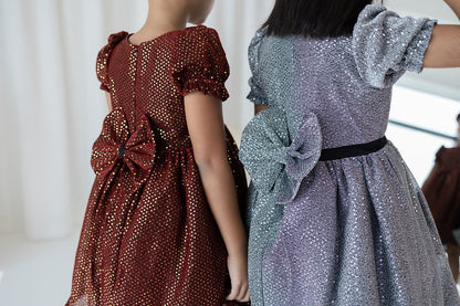 Silver Sequins Dress