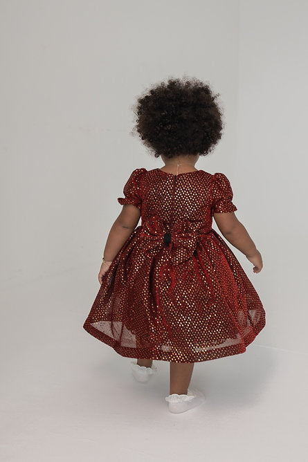 Red Sequins Dress