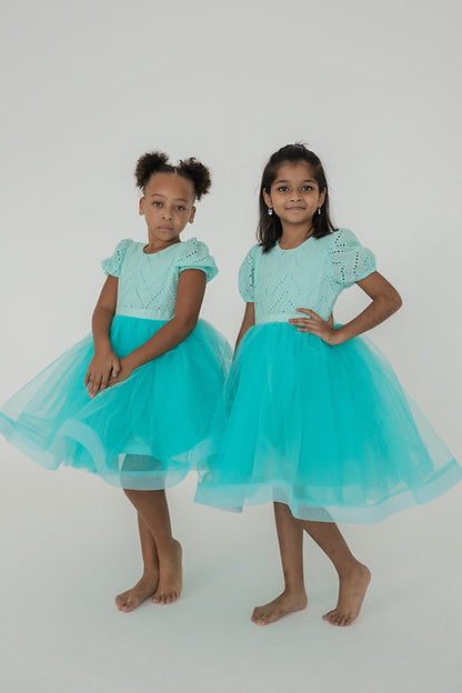 Loveth Turquoise Fancy Dress