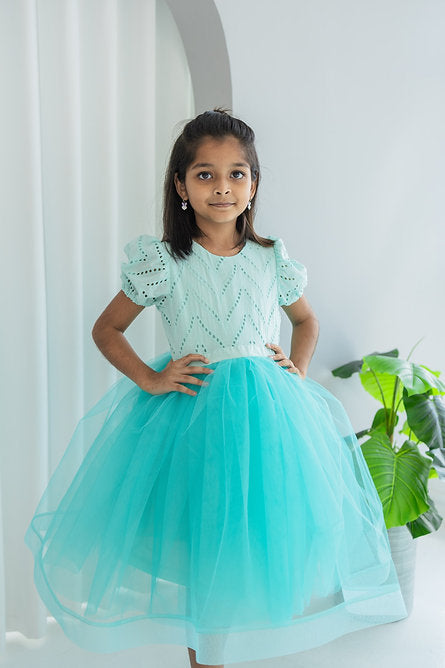 Loveth Turquoise Fancy Dress