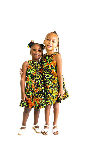 ROUND YOKE DRESS