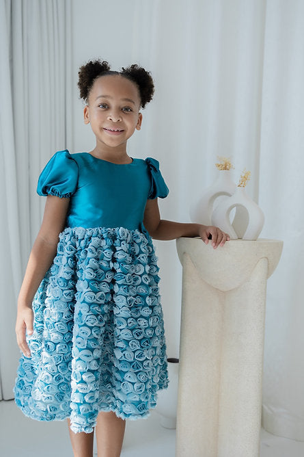 Green Rose Dress