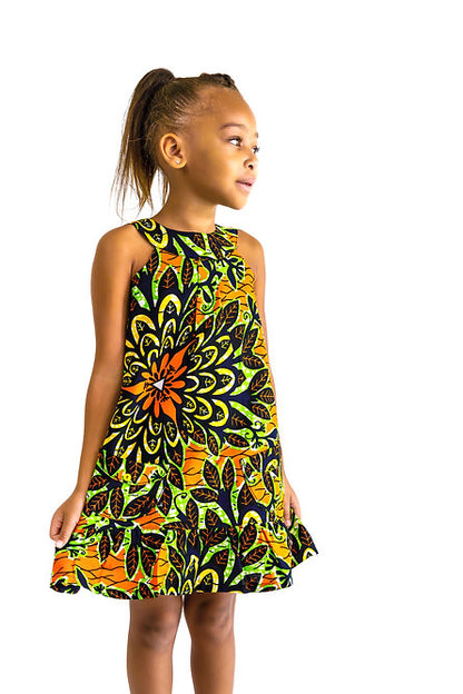 ROUND YOKE DRESS
