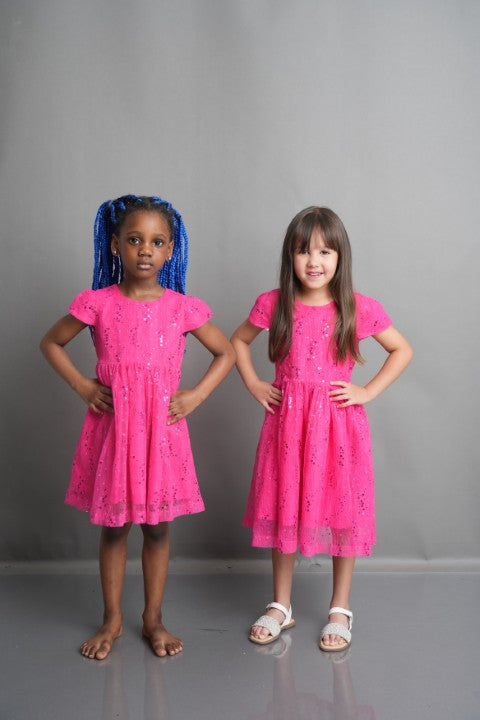 Princess play pink dress