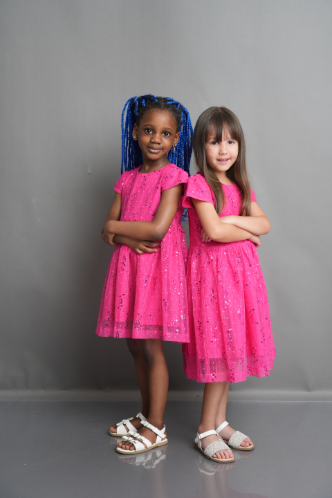 Princess play pink dress